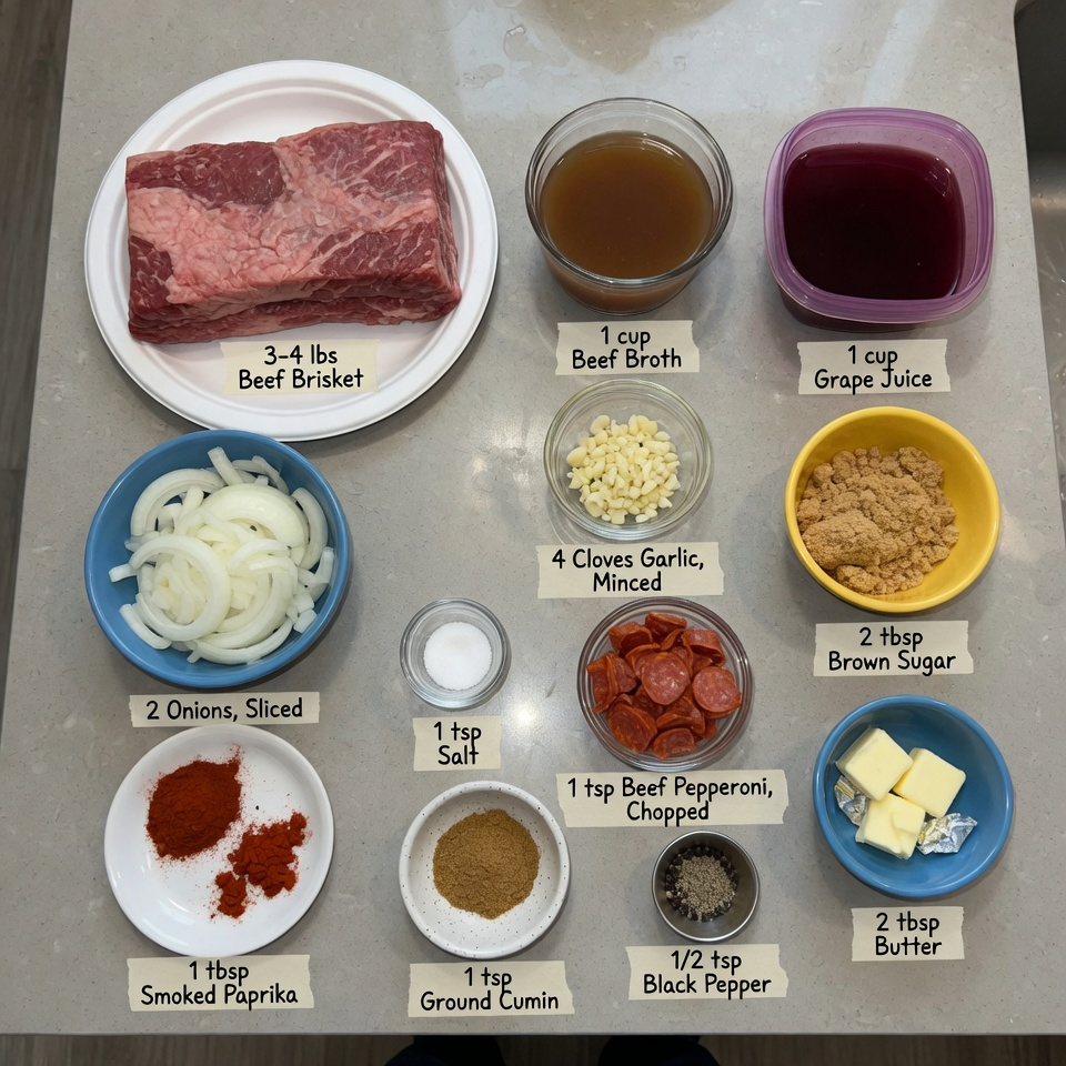 Slow Cooker Brisket Recipe