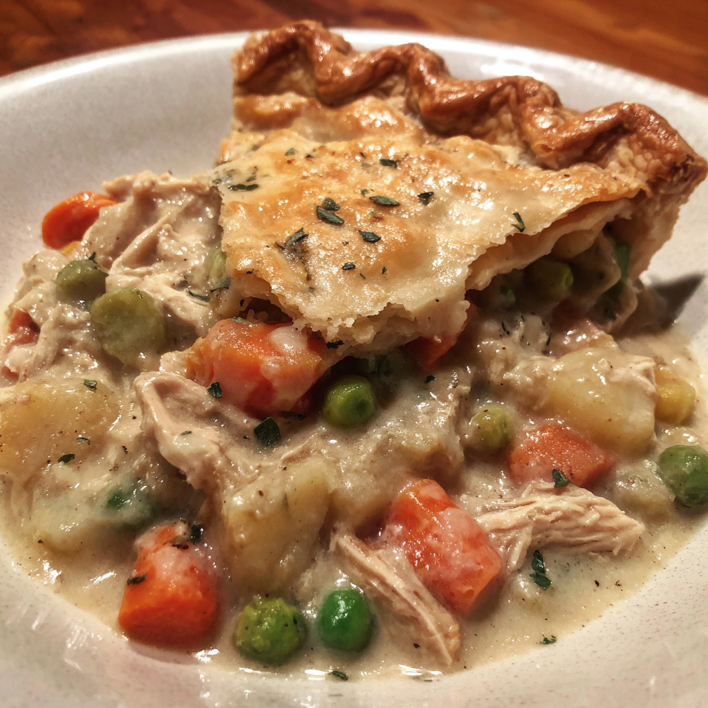 Slow Cooker Chicken Pot Pie