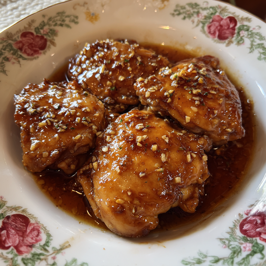 Slow Cooker Honey Garlic Chicken