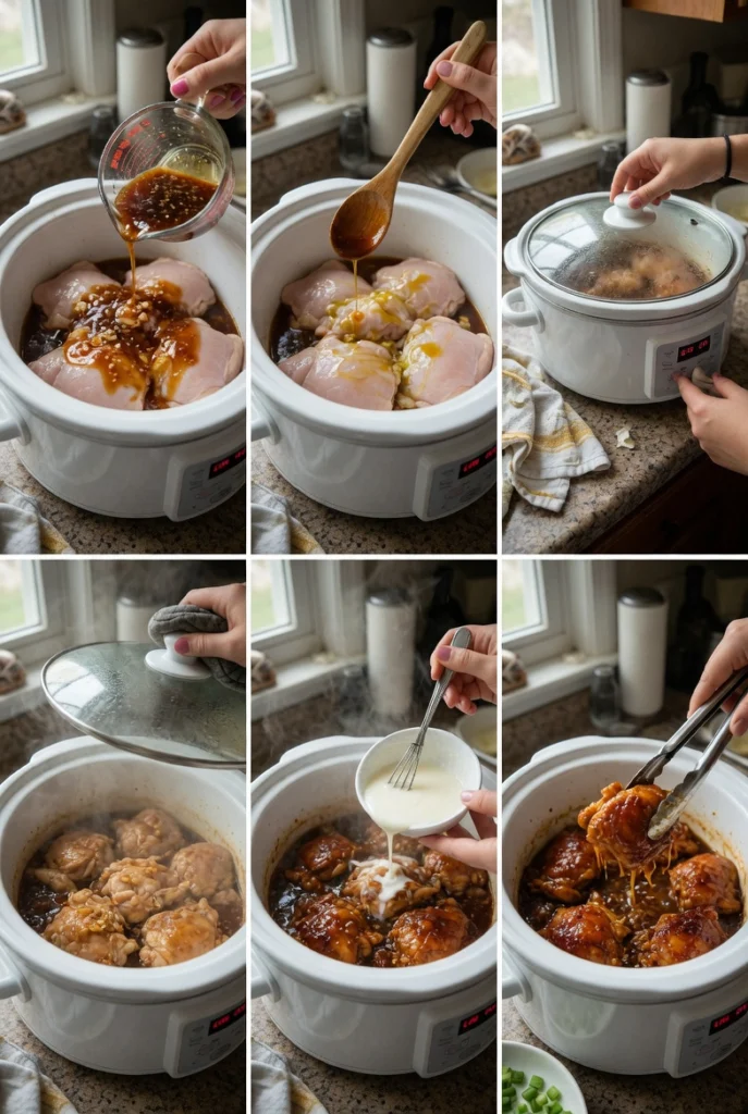 Slow Cooker Honey Garlic Chicken