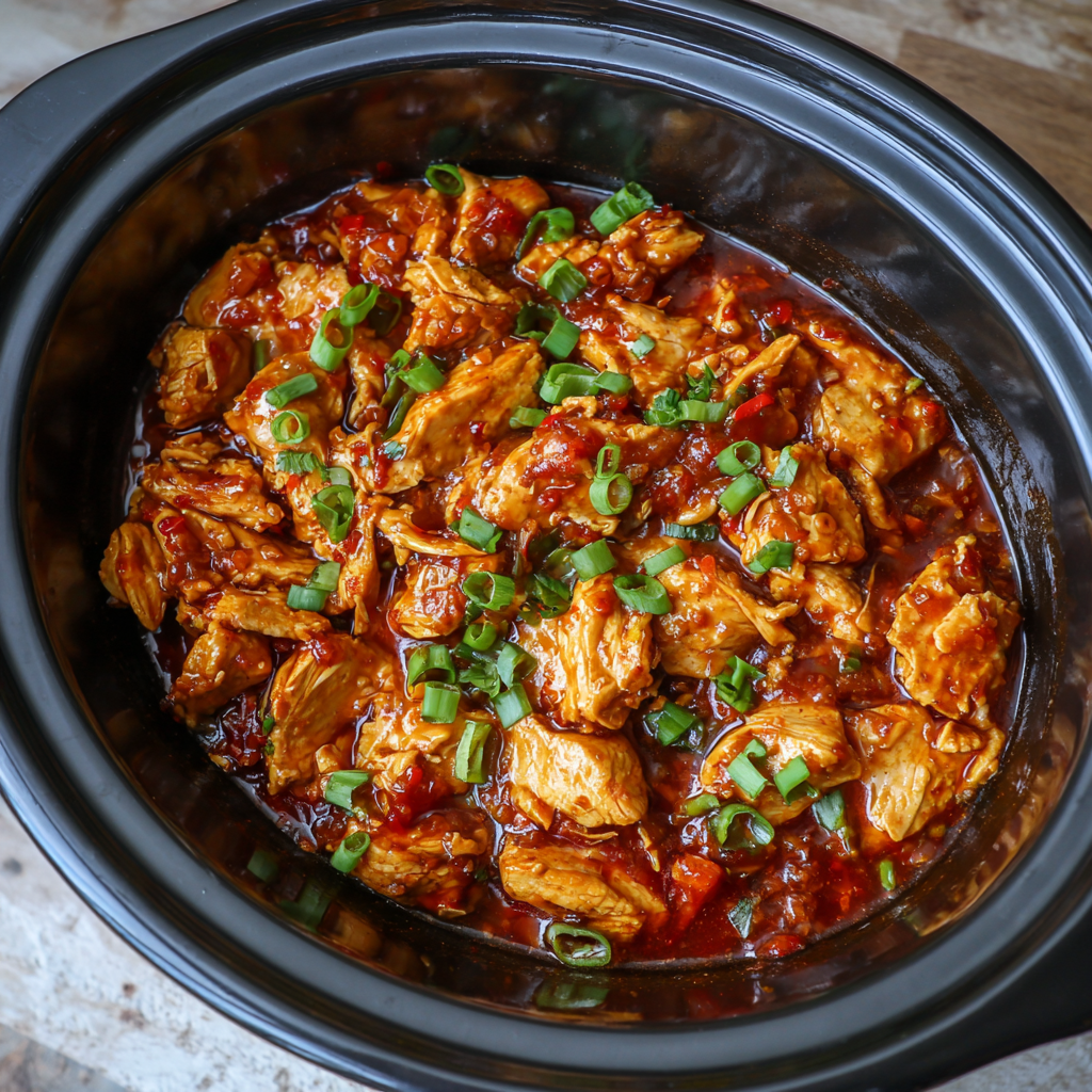 Slow Cooker Sweet Chili Chicken