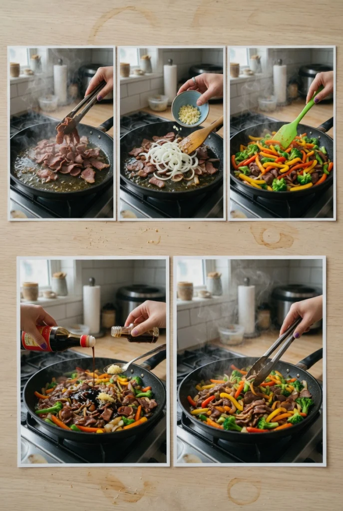 Smoked Beef and Vegetable Stir-Fry