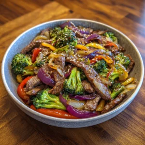 Smoked Beef and Vegetable Stir-Fry