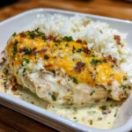 Smothered Cheesy Sour Cream Chicken