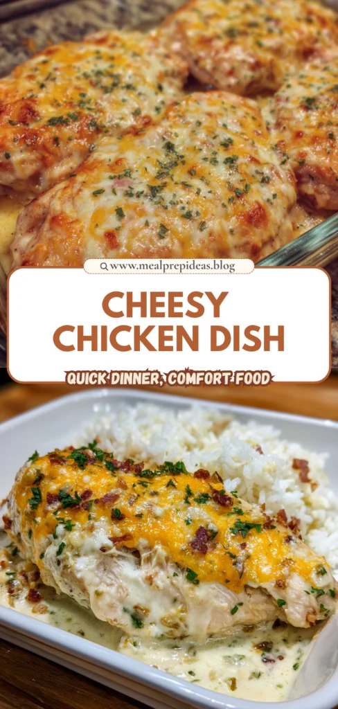 Smothered Cheesy Sour Cream Chicken