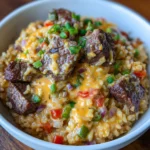 Steak Queso Rice