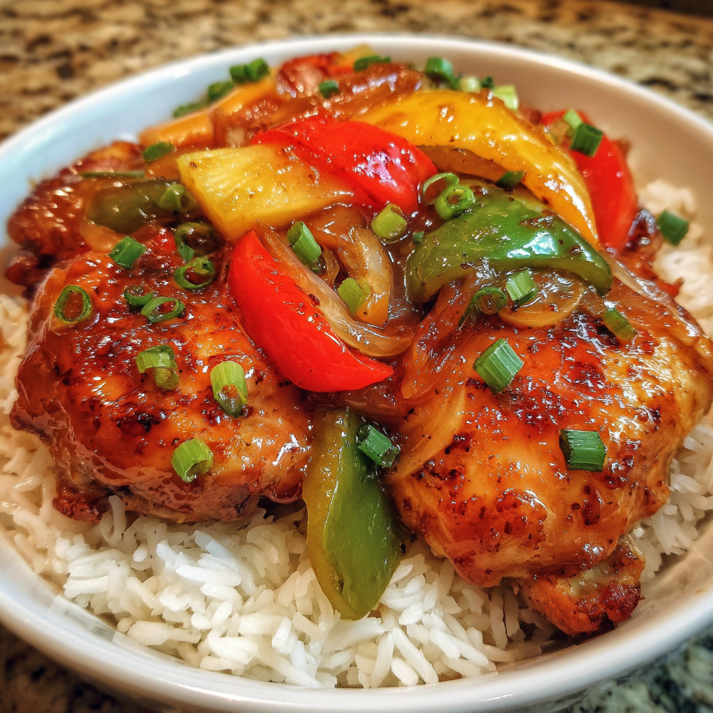 Sweet Hawaiian Crock Pot Chicken