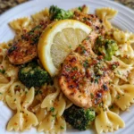 Zesty Cowboy Butter Lemon Bowtie Chicken & Broccoli Delight